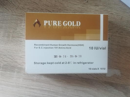 China Manufacturer 2021 New Package Somatropin 10iu  Wholesale Growth Hormone With Bacteriostatic Water