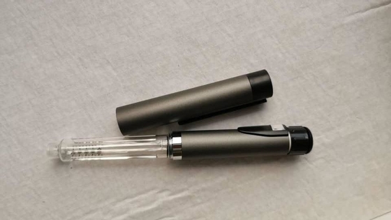 High quality reusable  syringe pen for 36iu/ 40iu injection with Metal material for  191aa 3ml /4ml cartridge