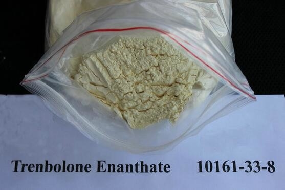 Yellow Steroid Powder Trenbolone Enanthate/Acetate for bodybuilding with safety shipping CAS NO.10161-33-8