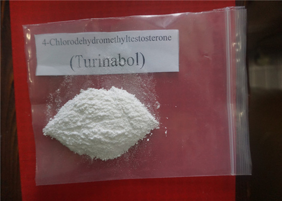 Raw Steroid Powder Oral Turinabol / 4-Chlorodehydromethyltestosterone CAS 2446-23-3 T-bol powder For Muscle Gain