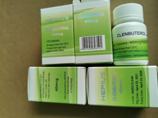 Lowest Price Clenbuterol 40mcg For Strong Muscle From  Real Manufacturer with Guaranteed Quality