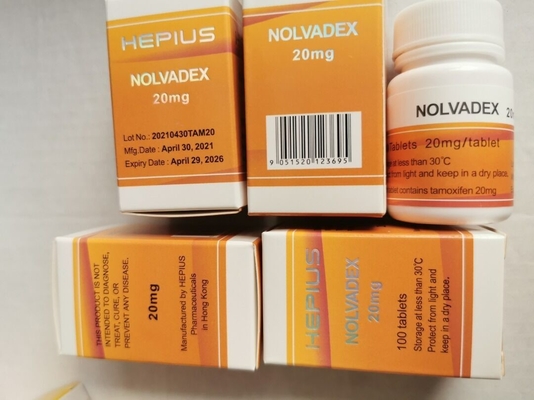 High Quality Steroid Oral Tablet Nolvadex,Tamoxifen 10mg or 20mg Pills,100tabs/bottle  for Anti-Estrogen